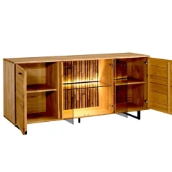 Dekort Komody Do Biura|Komody Do Przedpokoju*Niska nowoczesna drewniana komoda Tramonto TYP 49