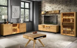 Dekort Komody Do Biura|Komody Do Przedpokoju*Niska nowoczesna drewniana komoda Tramonto TYP 49