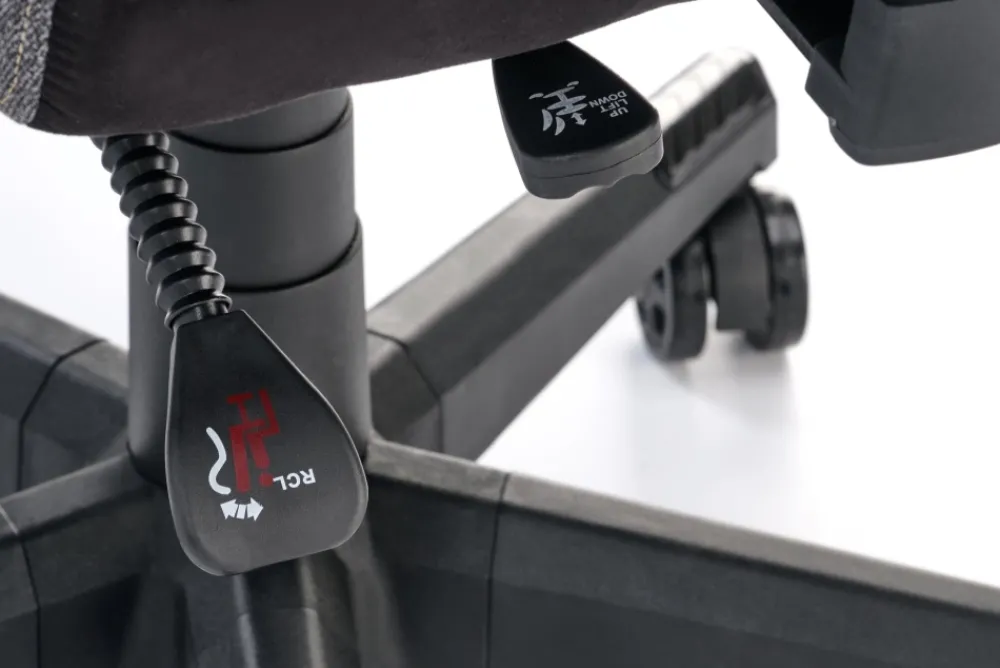 Halmar Fotele*NITRO 2 fotel gabinetowy tkanina, popielaty / czarny (1p=1szt)1 sztuka