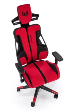 Halmar Fotele*NITRO 2 fotel gabinetowy tkanina, czerwony / czarny (1p=1szt)1 sztuka