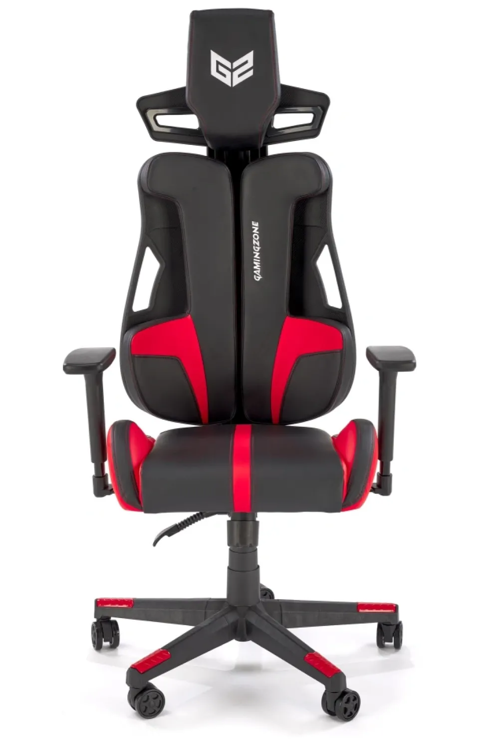 Halmar Fotele*NITRO fotel gabinetowy eco skóra / tkanina, czarny / czerwony (1p=1szt)1 sztuka