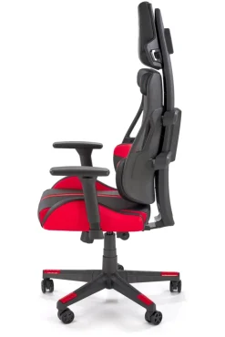 Halmar Fotele*NITRO fotel gabinetowy eco skóra / tkanina, czarny / czerwony (1p=1szt)1 sztuka