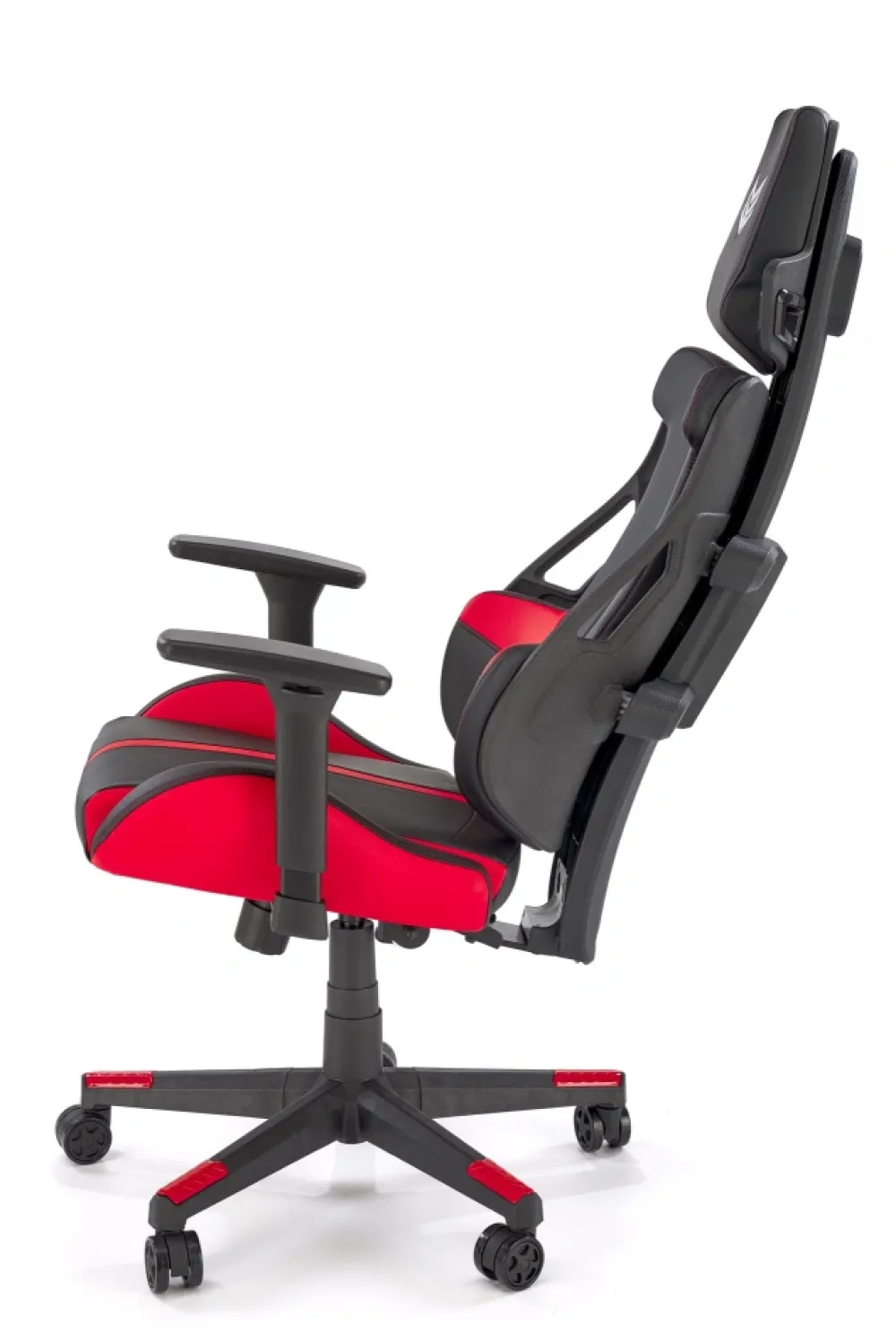 Halmar Fotele*NITRO fotel gabinetowy eco skóra / tkanina, czarny / czerwony (1p=1szt)1 sztuka