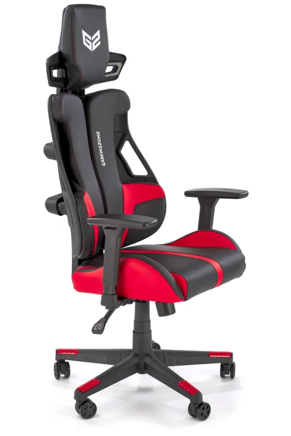 Halmar Fotele*NITRO fotel gabinetowy eco skóra / tkanina, czarny / czerwony (1p=1szt)1 sztuka