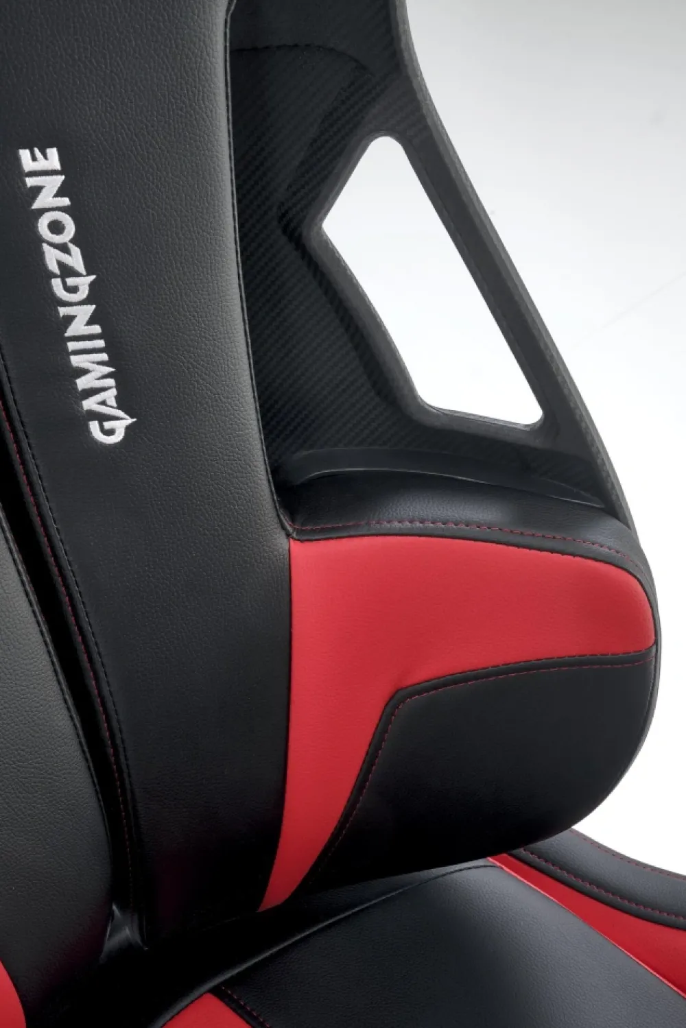 Halmar Fotele*NITRO fotel gabinetowy eco skóra / tkanina, czarny / czerwony (1p=1szt)1 sztuka