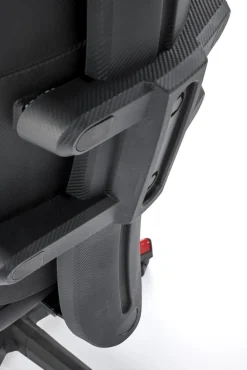 Halmar Fotele*NITRO fotel gabinetowy eco skóra / tkanina, czarny / czerwony (1p=1szt)1 sztuka