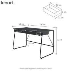 Lenart Biurka Do Biura|Biurka Do Pokoju Młodzieżowego*Nowoczesne biurko z szufladami MATCH MB-01
