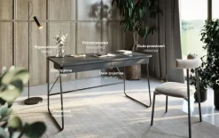 Lenart Biurka Do Biura|Biurka Do Pokoju Młodzieżowego*Nowoczesne biurko z szufladami MATCH MB-01