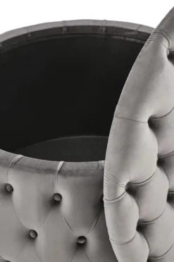 Halmar Fotele*NUNEZ pufa popielaty (1p=1szt)1 sztuka