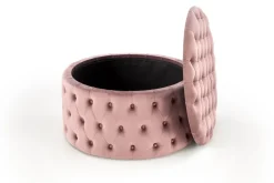 Halmar Fotele*NUNEZ pufa różowy (1p=1szt)1 sztuka