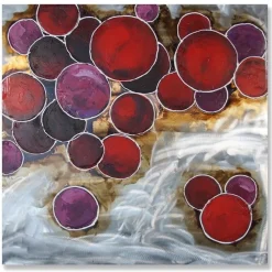 ArteHome Obrazy*Obraz 100/100cm Korale ręcznie malowany na aluminium