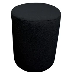 Dzieci Hauss Pufy Do Przedpokoju|Pufy Do Pokoju Młodzieżowego*Okragła pufa baranek boucle czarna Roller Baloo 2082