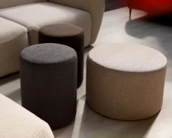 Dzieci Hauss Pufy Do Przedpokoju|Pufy Do Pokoju Młodzieżowego*Okragła pufa baranek boucle  szara Roller Manza 99