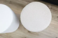 Dzieci Hauss Pufy Do Przedpokoju|Pufy Do Pokoju Młodzieżowego*Okragła pufa baranek boucle beżowa Roller Baloo 2074