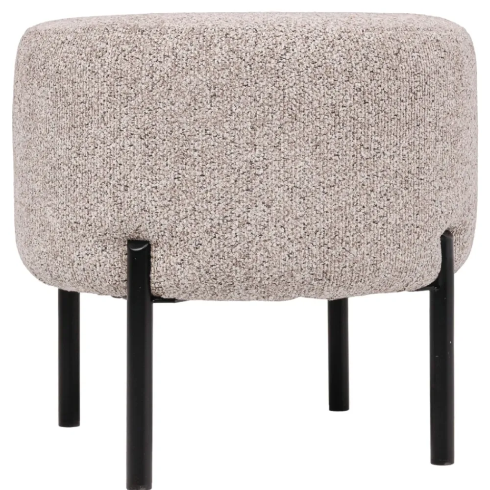 Hauss Pufy Do Przedpokoju|Pufy Do Pokoju Młodzieżowego*Okrągła pufa do toaletki brązowa Delice I Sole 05