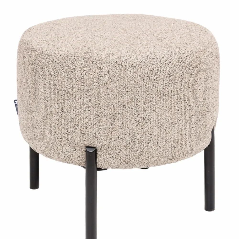 Hauss Pufy Do Przedpokoju|Pufy Do Pokoju Młodzieżowego*Okrągła pufa do toaletki brązowa Delice I Sole 05