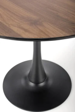 Halmar Stoły*OLMO stół okrągły, orzech / czarny (3p=1szt)1 sztuka