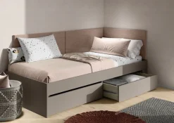 Dzieci Lenart Łóżka Młodzieżowe|Łóżka Do Pokoju Dziecięcego*Panel tapicerowany na ścianę Woow WO-13 do łóżka młodzieżowego Woow WO-12