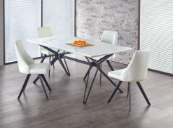 Halmar Stoły*PASCAL stół biało - czarny (2p=1szt)1 sztuka