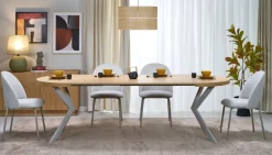 Halmar Stoły*PERONI stół rozkładany dąb hikora - kaszmir (2p=1szt)1 sztuka