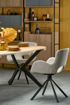 Halmar Stoły*PERONI stół rozkładany dąb złoty - czarny (2p=1szt)1 sztuka