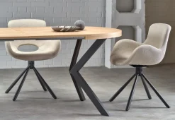 Halmar Stoły*PERONI stół rozkładany dąb złoty - czarny (2p=1szt)1 sztuka