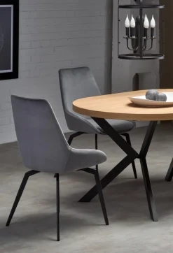 Halmar Stoły*PERONI stół rozkładany dąb złoty - czarny (2p=1szt)1 sztuka