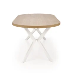 Halmar Stoły*PERONI stół rozkładany dąb złoty - biały (2p=1szt)1 sztuka