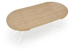 Halmar Stoły*PERONI stół rozkładany dąb złoty - biały (2p=1szt)1 sztuka