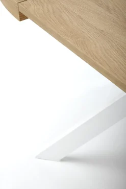 Halmar Stoły*PERONI stół rozkładany dąb złoty - biały (2p=1szt)1 sztuka