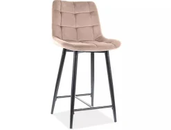 Signal Taborety I Hokery Do Jadalni|Taborety I Hokery*Półhoker Chic H-2 Velvet