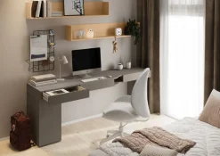 Dzieci Lenart Półki Do Przedpokoju|Półki Do Pokoju Młodzieżowego*Półka na ścianę Woow WO-10 dąb vincenza bielona