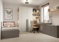 Dzieci Lenart Półki Do Przedpokoju|Półki Do Pokoju Młodzieżowego*Półka na ścianę Woow WO-10 dąb vincenza bielona