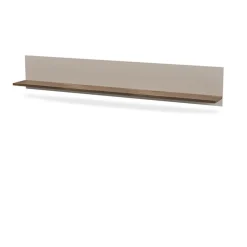 Mebelbos Półki Do Przedpokoju|Półki Do Sypialni*Półka wisząca 150 cm EVO kaszmir / dąb castello EO-10