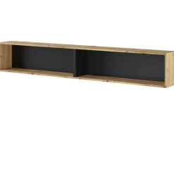 Lenart Tapczany|Półki Wiszące Do Półkotapczanu*PÓŁKA WISZĄCA BC-30 DO PÓŁKOTAPCZANU CZARNY / DĄB ARTISAN BED CONCEPT