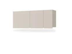 Meblar Półki Do Przedpokoju|Półki Do Pokoju Młodzieżowego*Półka wisząca z szafką 120 cm Luca LC12 beż piaskowy