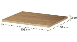 Lenart Akcesoria*Półki do szafy   Cozy CZ-08 dąb olejowany