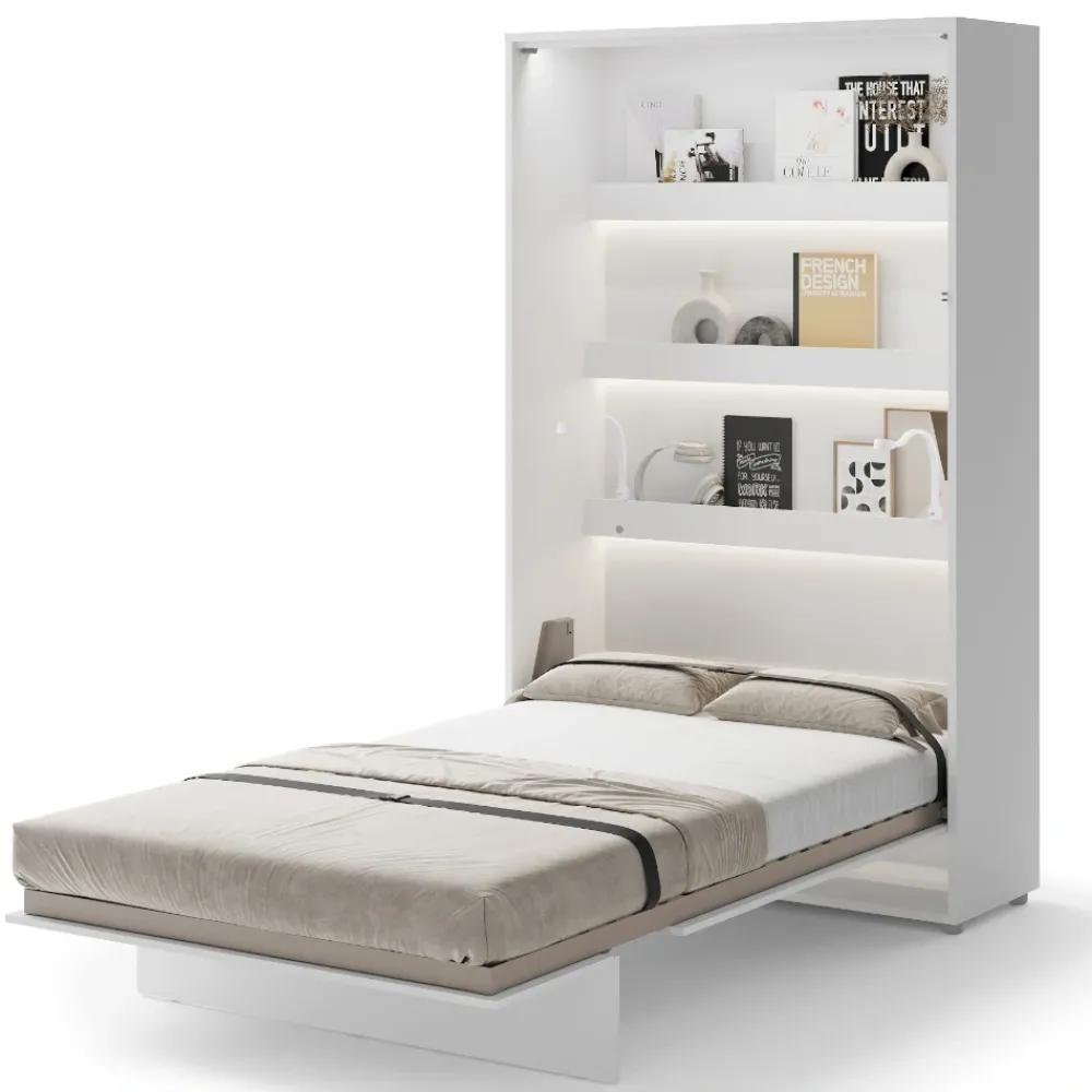 Lenart Tapczany|Półkotapczany Pionowe*PÓŁKOTAPCZAN PIONOWY BIAŁY BC-02 BED CONCEPT