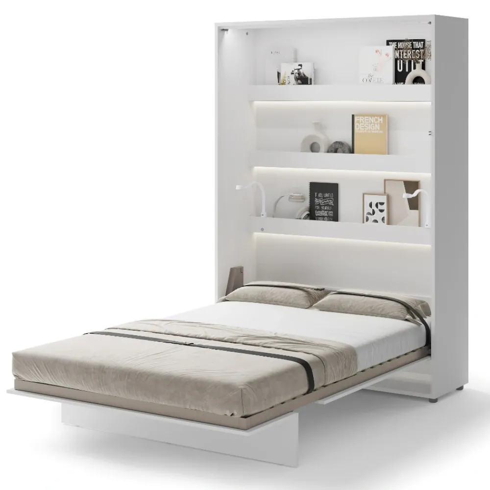 Lenart Tapczany|Półkotapczany Pionowe*PÓŁKOTAPCZAN PIONOWY BIAŁY BC-01 BED CONCEPT