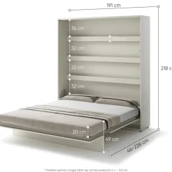 Lenart Tapczany|Półkotapczany Pionowe*PÓŁKOTAPCZAN PIONOWY KASZMIR BC-13 BED CONCEPT