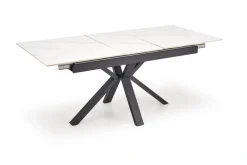 Halmar Stoły*PLATAN stół rozkładany, biały marmur / czarny (2p=1szt)1 sztuka