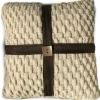 ArteHome Poduszki*Poduszka dekoracyjna beżowa w wypukłe kwadraty 45x45