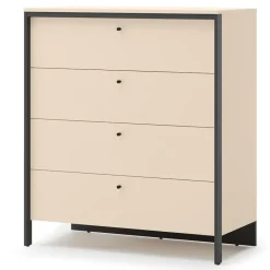 Lenart Komody Do Biura|Komody Do Przedpokoju*Pojemna komoda z szufladami ENNA EN-03 beż piaskowy