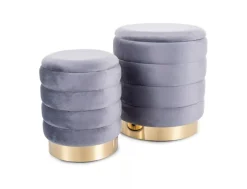 Signal Wypoczynkowe*Puf Britta Velvet (zestaw)