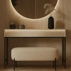 Hauss Pufy Do Przedpokoju|Pufy Do Sypialni*Pufa do toaletki Delice II