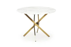 Halmar Stoły*RAYMOND 2 stół, blat - biały marmur, nogi - złoty (2p=1szt)1 sztuka