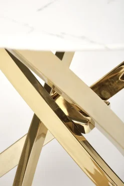 Halmar Stoły*RAYMOND 2 stół, blat - biały marmur, nogi - złoty (2p=1szt)1 sztuka