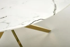 Halmar Stoły*RAYMOND 2 stół, blat - biały marmur, nogi - złoty (2p=1szt)1 sztuka