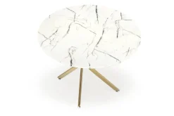 Halmar Stoły*RAYMOND 2 stół, blat - biały marmur, nogi - złoty (2p=1szt)1 sztuka