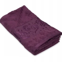 ArteHome Ręczniki*Ręcznik żakardowy 100x150cm ciemnofioletowy